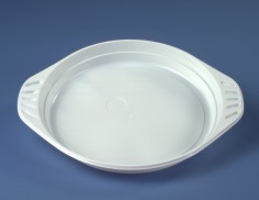 Тарелки для микроволновой печи, PP 22 см 2,5 см белые 10 шт.