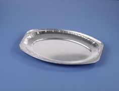 Тарелка алюминиевая 33,3 x 23,3 см 10 шт.